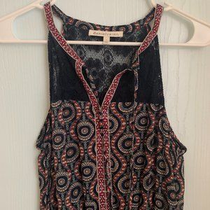 Patterned Long Dress